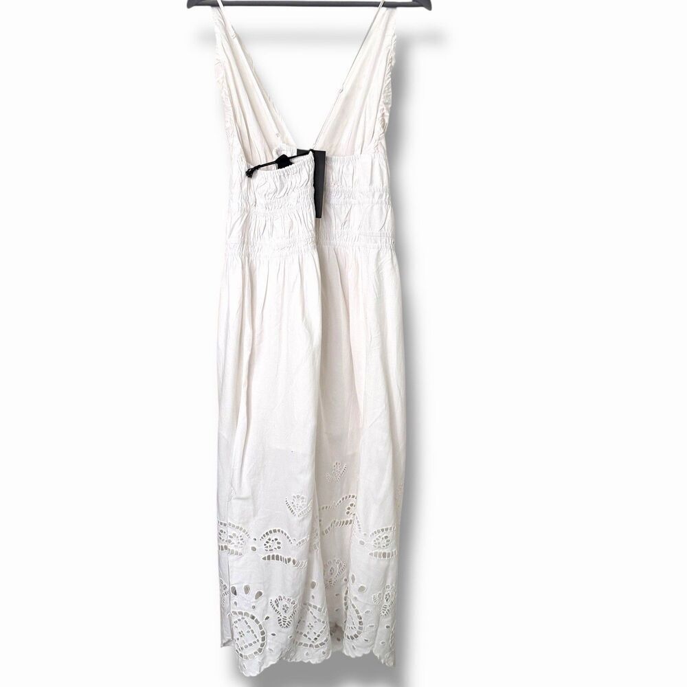 NWT Future Collective Women's Eyelet Maxi A-Line Dress XL Beach Vacation Resort - Picture 9 of 15